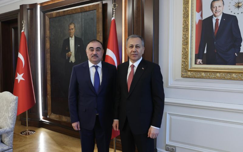 İçişleri Bakanımız Sayın Ali Yerlikaya Azerbaycan Büyükelçisi Reşad Mammadov'u Kabul Etti