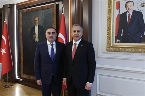İçişleri Bakanımız Sayın Ali Yerlikaya Azerbaycan Büyükelçisi Reşad Mammadov'u Kabul Etti