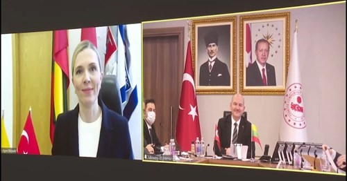 Bakanımız Sayın Süleyman Soylu İle Litvanya İçişleri Bakanı Sayın Agnė Bilotaitė Arasında Video Konferans Yöntemiyle Görüşme Gerçekleştirildi