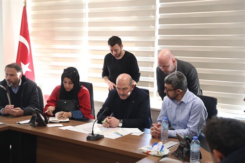 Bakanımız Sayın Süleyman Soylu, Kahramanmaraş’ta Birleşik Arap Emirlikleri Dış İşleri Bakanı  ve Devlet Bakanı ile Bir Araya Geldi