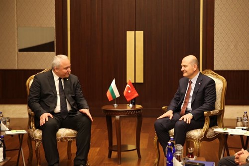 Bakanımız Sayın Süleyman Soylu, Bulgaristan İçişleri Bakanı İle Bir Araya Geldi