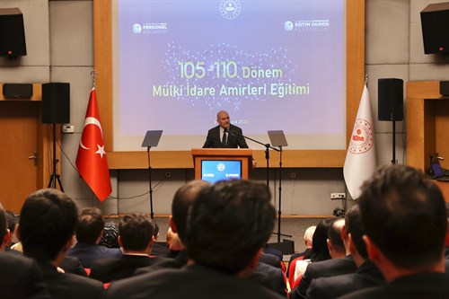 105-110. Dönem Mülki İdare Amirleri 4. Grup Eğitimi İçişleri Bakanı Sayın Süleyman SOYLU'nun Katılımları İle Başladı. 