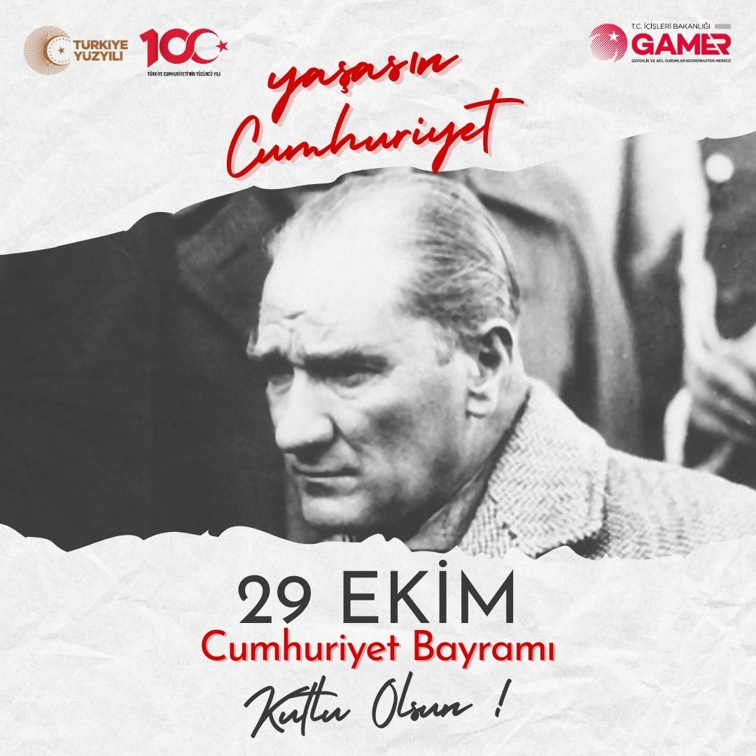 29 Ekim Cumhuriyet Bayramı Kutlu Olsun