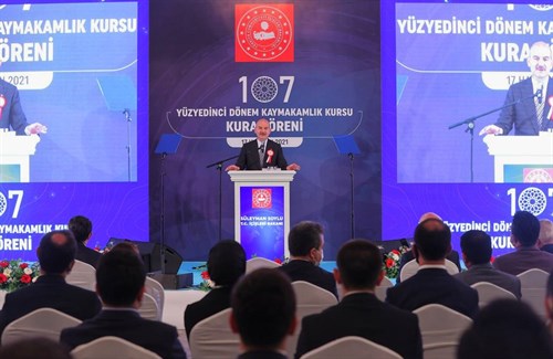 Bakanımız Sayın Süleyman SOYLU, 107. Dönem Kaymakamlık Kursu Kura Törenine Katıldı
