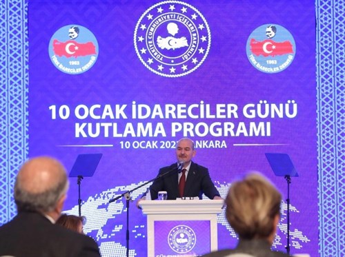 Bakanımız Sayın Süleyman SOYLU, 10 Ocak İdareciler Günü Kutlama Programına Katıldı 