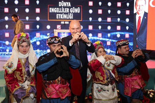 Bakanımız Sn. Süleyman Soylu, 3 Aralık Dünya Engelliler Günü Kapsamında Düzenlenen Etkinliğe Katıldı