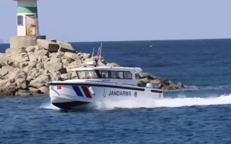 Çanakkale İl Jandarma Komutanlığı, Yeni Teşkil Edilen Jandarma Asayiş Bot Komutanlığı ile Devriye Faaliyetlerine Başladı
