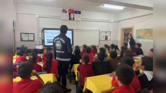 Erzincan'da Emniyet Güçleri Tarafından Öğrencilere Siber Güvenlik ve Kişisel Güvenlik Konularında Bilgilendirme Yapıldı