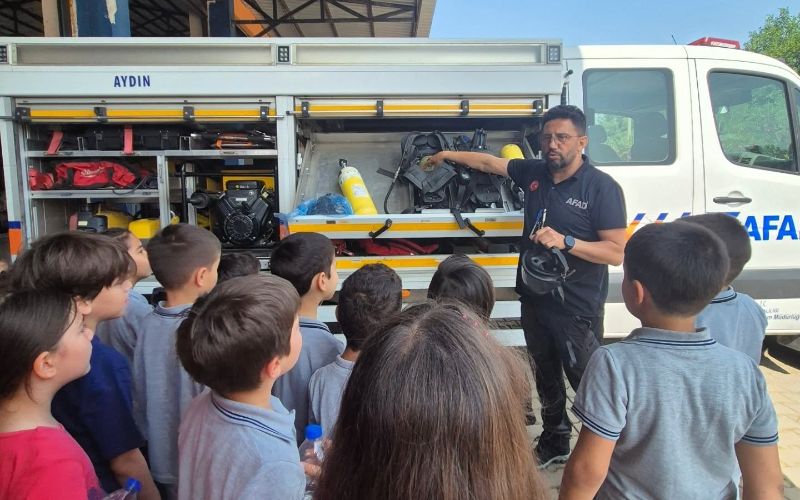 AFAD Aydın İl Müdürlüğü Minik Öğrencileri Ağırladı