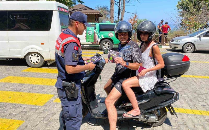 Jandarma’dan Milli Park’ta Vatandaşlara Yangın Uyarısı
