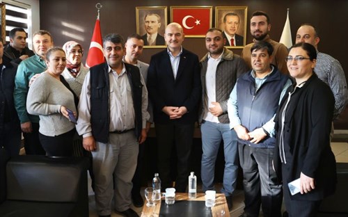 Bakanımız Sn. Süleyman Soylu Hatay'da, Antakya Belediyesi'ni ziyaret etti.