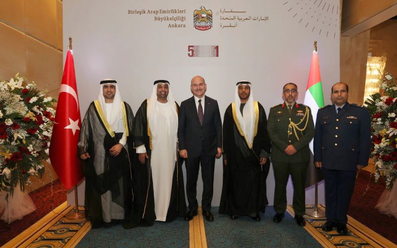 Bakanımız Sn. Süleyman Soylu, Birleşik Arap Emirlikleri Ulusal Günü vesilesiyle düzenlenen resepsiyona katıldı.
