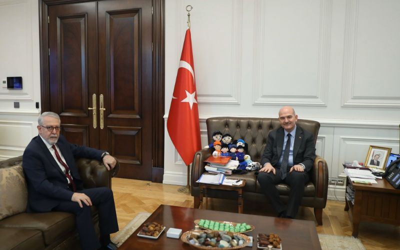Bakanımız Sn. Süleyman Soylu, Ermenistan Özel Temsilcisi, Washington Eski Büyükelçimiz Sn. Serdar Kılıç'ı Kabul Etti