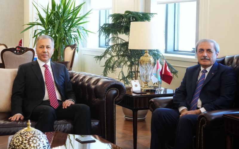 İçişleri Bakanımız Sayın Ali Yerlikaya, Yargıtay Cumhuriyet Başsavcısı Sayın Bekir Şahin'i Ziyaret Etti