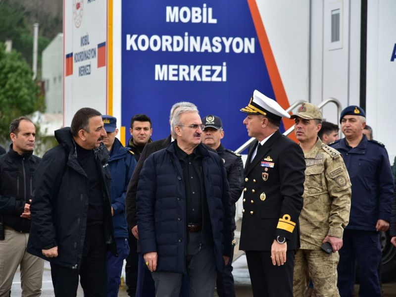 İçişleri Bakan Yardımcımız Sayın Münir Karaoğlu, Zonguldak Güvenlik ve Acil Durumlar Koordinasyon Merkezi'nde Açıklamalarda Bulundu
