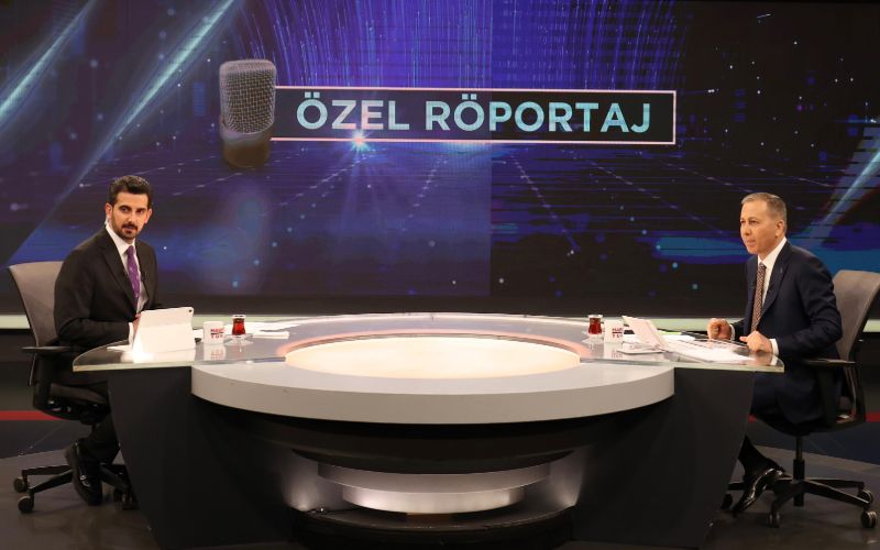 İçişleri Bakanımız Sayın Ali Yerlikaya, Habertürk TV Özel Röportaj Programında Fevzi Çakır'ın Sorularını Yanıtladı.