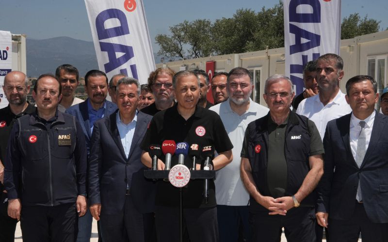 İçişleri Bakanımız Sayın Ali Yerlikaya Ödemiş’te İncelemelerde Bulundu