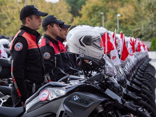 İstanbul'da Yunus Polislere 180 Yeni Motosiklet Teslim Edildi