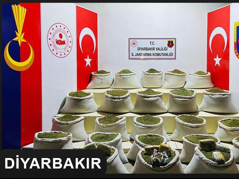 Diyarbakır'da Terörün Finans Kaynağına Darbe: 631 Kilo Esrar Ele Geçirildi