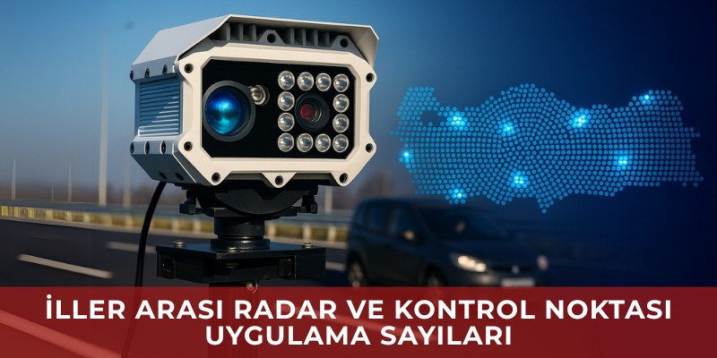 İller Arası Radar ve Kontrol Noktası Uygulama Sayıları